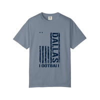Comfort Colors® Dallas Football Distressed Flag Tee — Blue Jean