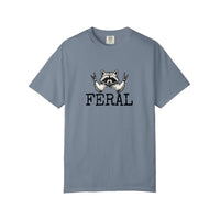 Comfort Colors® Feral Raccoon Rock Hands Tee — Blue Jean