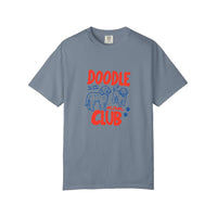 Comfort Colors® Doodle Mom Club Tee — Blue Jean