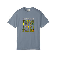 Comfort Colors® Women In Science Icons Grid Tee — Blue Jean