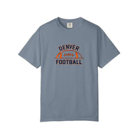 Comfort Colors® Denver Football Varsity Arch Tee — Blue Jean