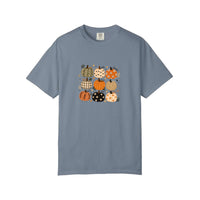Comfort Colors® Patterned Pumpkin Patch Tee — Blue Jean