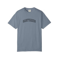 Comfort Colors® Sagittarius Varsity Arch Tee — Blue Jean