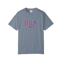 Comfort Colors® USA 1776 Varsity Stars Tee — Blue Jean