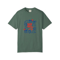 Comfort Colors® Baseball Mama Tee — Blue Spruce