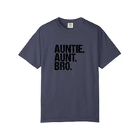 Comfort Colors® Auntie Aunt Bro Tee — China Blue