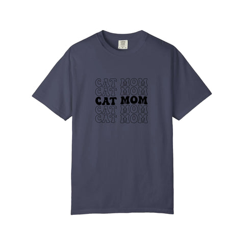 Comfort Colors® Cat Mom Retro Repeat Tee