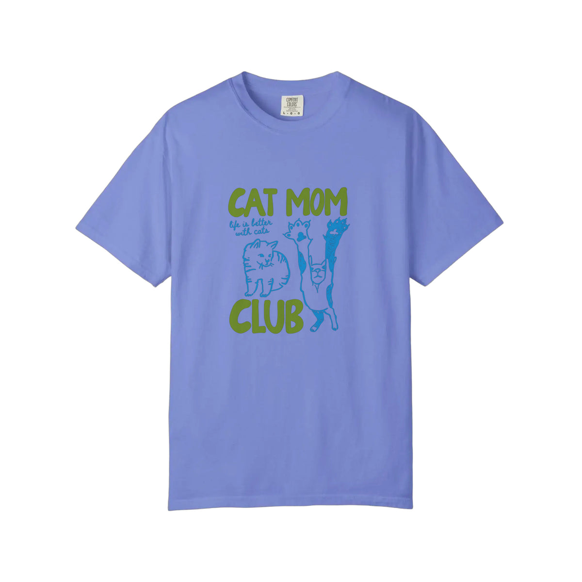 Comfort Colors® Cat Mom Club Tee
