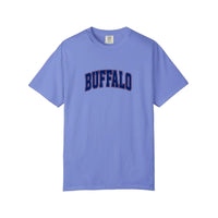 Comfort Colors® Buffalo Collegiate Arch Tee — Flo Blue