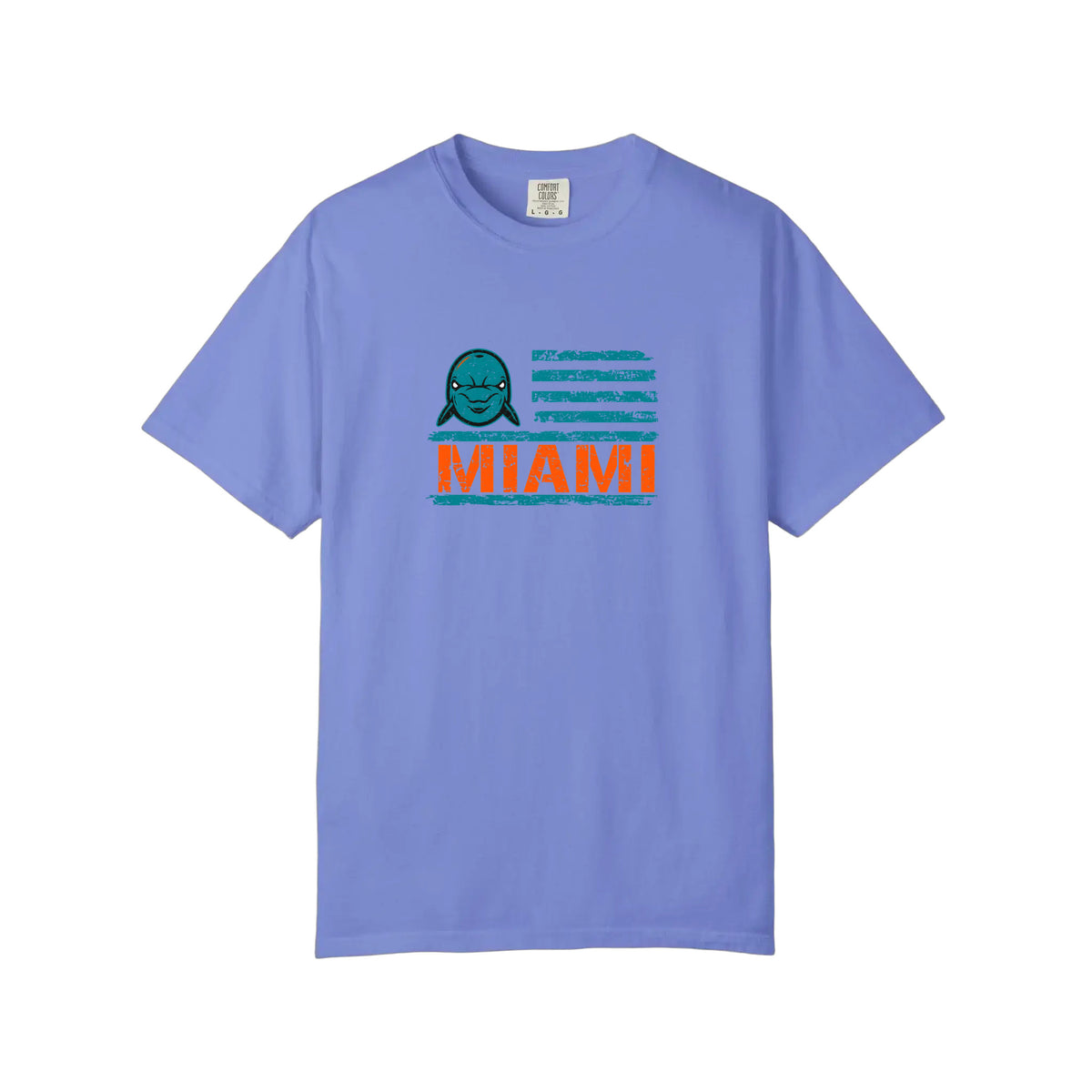 Comfort Colors® Miami Dolphin Flag Tee