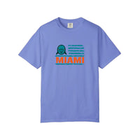 Comfort Colors® Miami Dolphin Flag Tee — Flo Blue