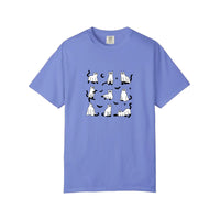 Comfort Colors® Ghost Cats Under Sheets Tee — Flo Blue