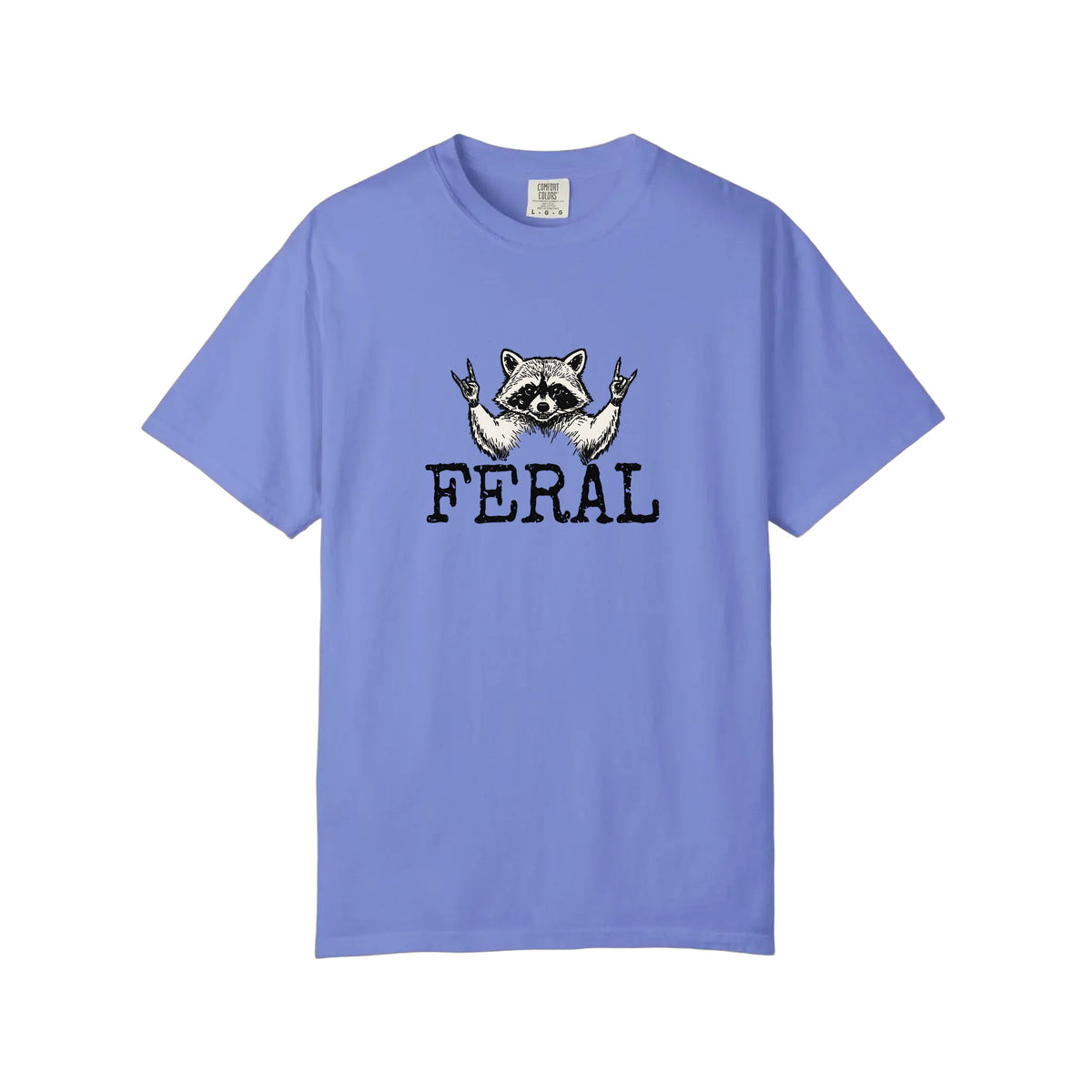 Comfort Colors® Feral Raccoon Rock Hands Tee