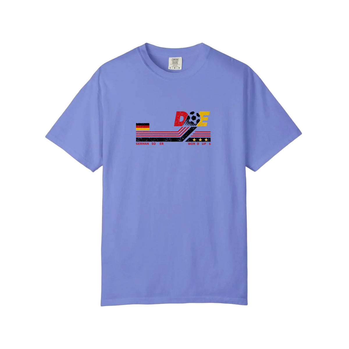 Comfort Colors® German Soccer Retro Badge Tee