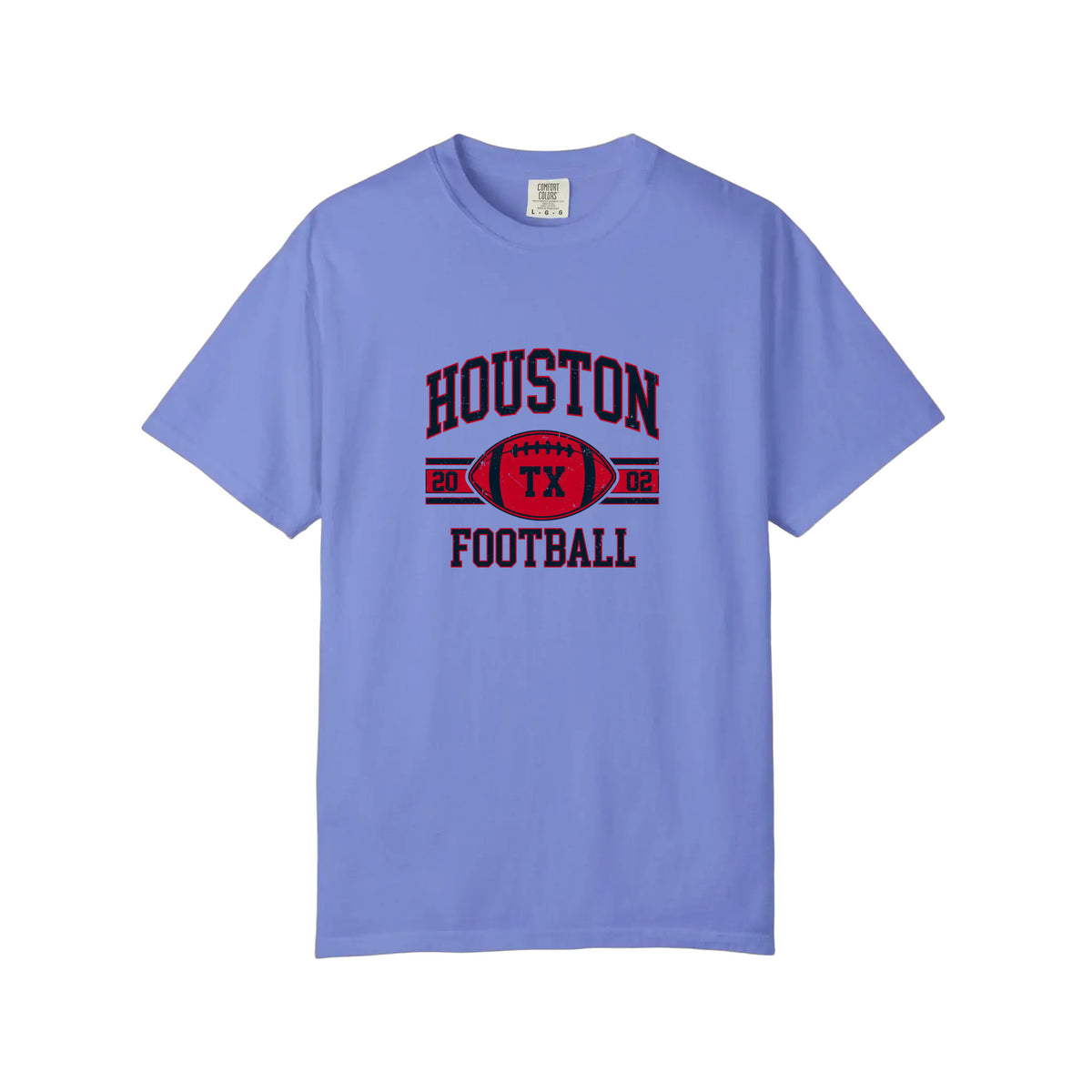 Comfort Colors® Houston Texas Football 2002 Tee