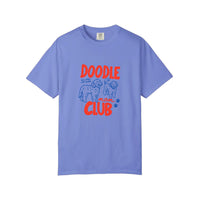 Comfort Colors® Doodle Mom Club Tee — Flo Blue