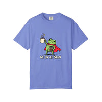 Comfort Colors® We Sip At Dawn Tee — Flo Blue