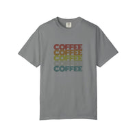 Comfort Colors® Retro Rainbow Coffee Stack Tee — Grey