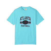 Comfort Colors® Atlanta Football 1967 Varsity Tee — Lagoon Blue