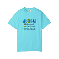 Comfort Colors® Autism Mama Totally Blessed Tee — Lagoon Blue