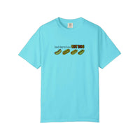 Comfort Colors® Bad Day To Be A Hot Dog Tee — Lagoon Blue