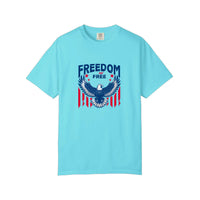 Comfort Colors® Freedom Not Free Eagle Tee — Lagoon Blue
