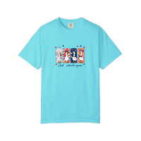Comfort Colors® Just Patriotic Goose Tee — Lagoon Blue