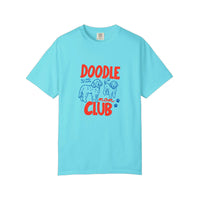 Comfort Colors® Doodle Mom Club Tee — Lagoon Blue