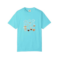 Comfort Colors® Cozy Coffee And Tea Collection Tee — Lagoon Blue