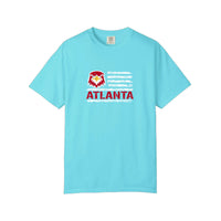 Comfort Colors® Atlanta Eagle Flag Tee — Lagoon Blue