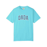 Comfort Colors® Dada Varsity Arch Tee — Lagoon Blue