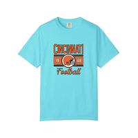 Comfort Colors® Cincinnati Football 1968 Tee — Lagoon Blue