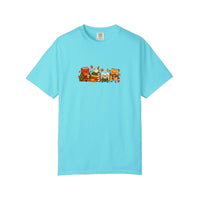 Comfort Colors® Cozy Autumn Book Club Tee — Lagoon Blue