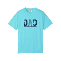 Comfort Colors® Dad The Man The Myth The Legend Tee — Lagoon Blue