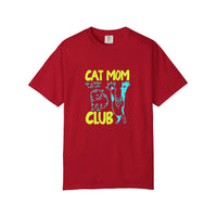 Comfort Colors® Cat Mom Club Tee — Red
