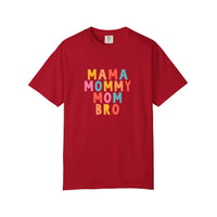 Comfort Colors® Mama Mommy Mom Bro Tee — Red