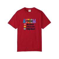 Comfort Colors® Autism Mama Totally Blessed Tee — Red