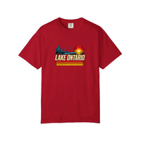 Comfort Colors® Lake Ontario Retro Sunset Tee — Red