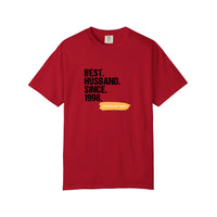 Comfort Colors® best_husband_dark print Tee — Red