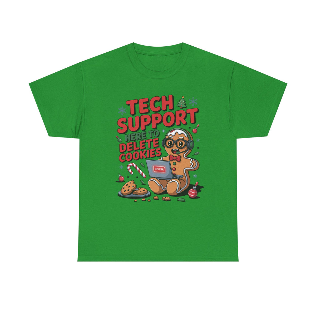 Gingerbread Tech Support Tee