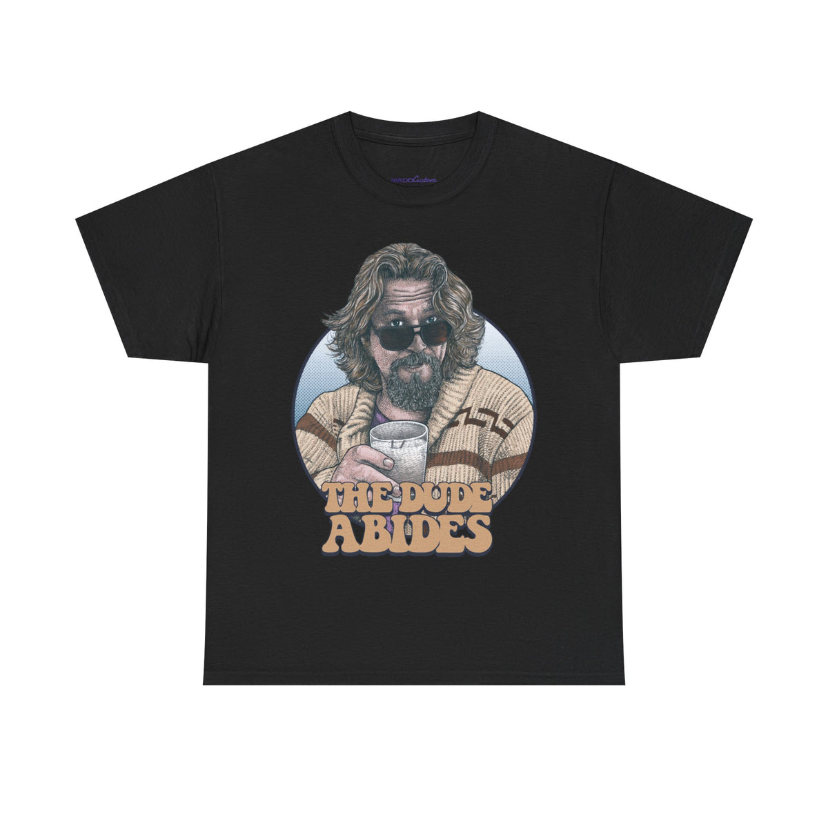 Big Lebowski Dude Abides Beverage B Premium T-Shirt