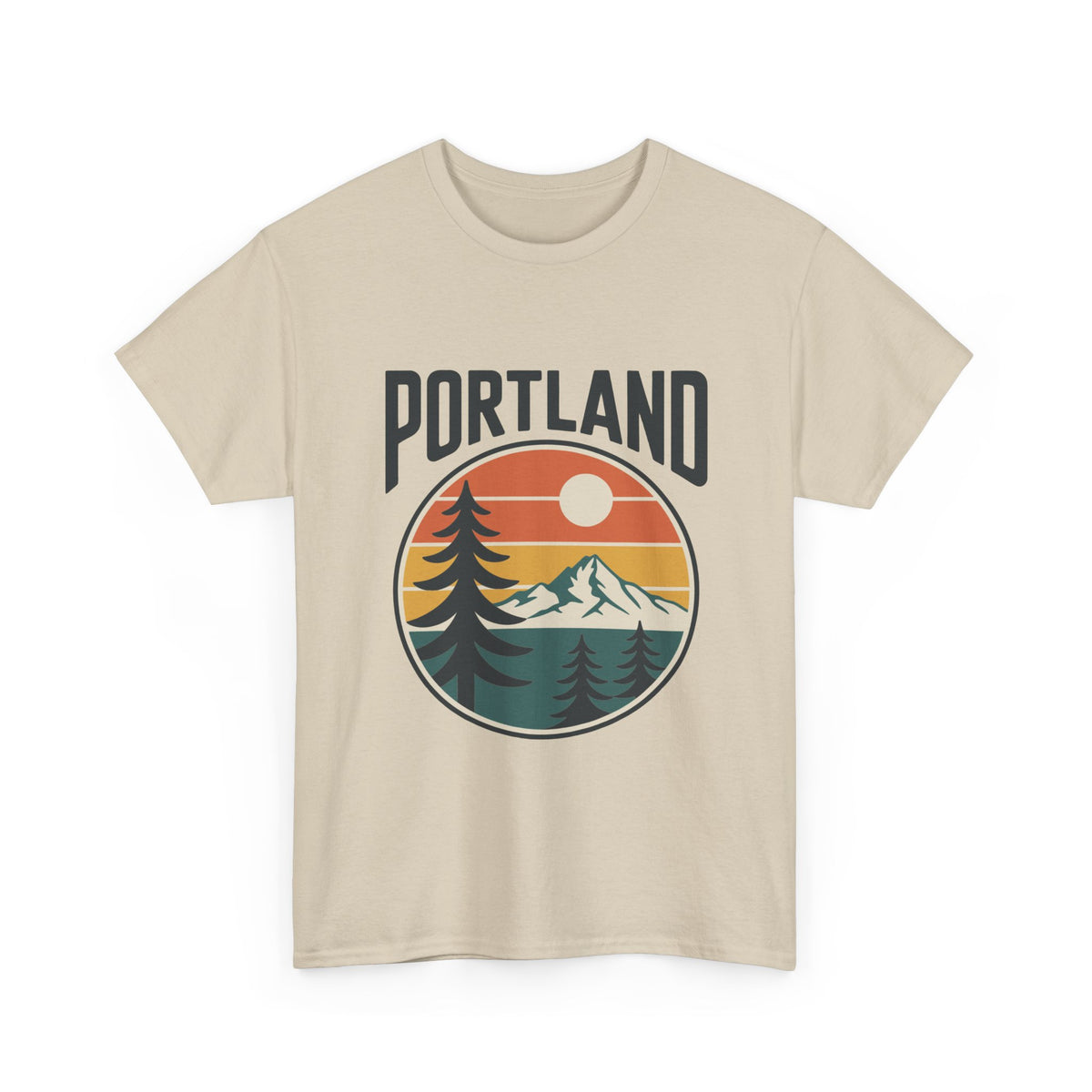 Rose City Retro Sunset Tee
