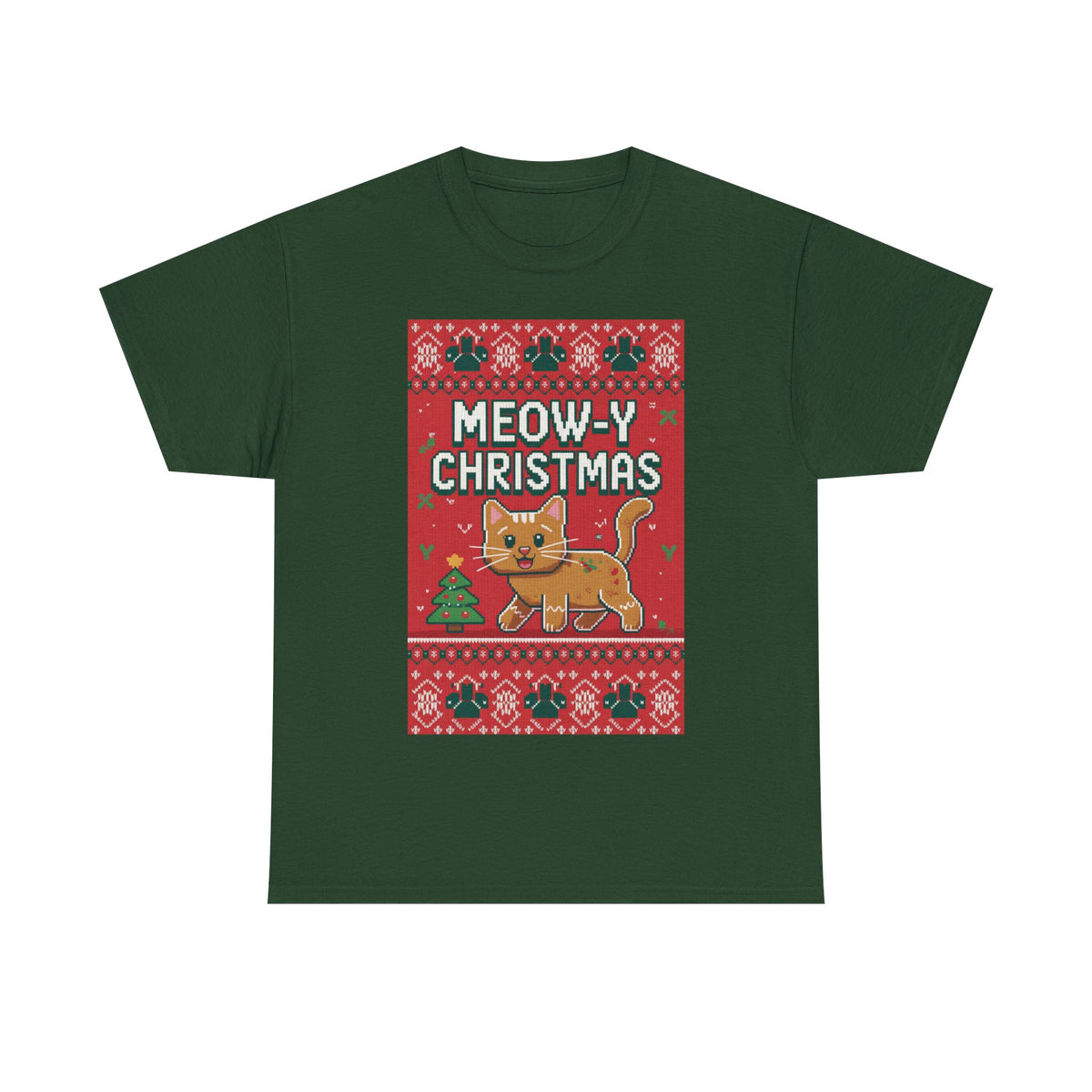 Meowy Christmas Cat Sweater
