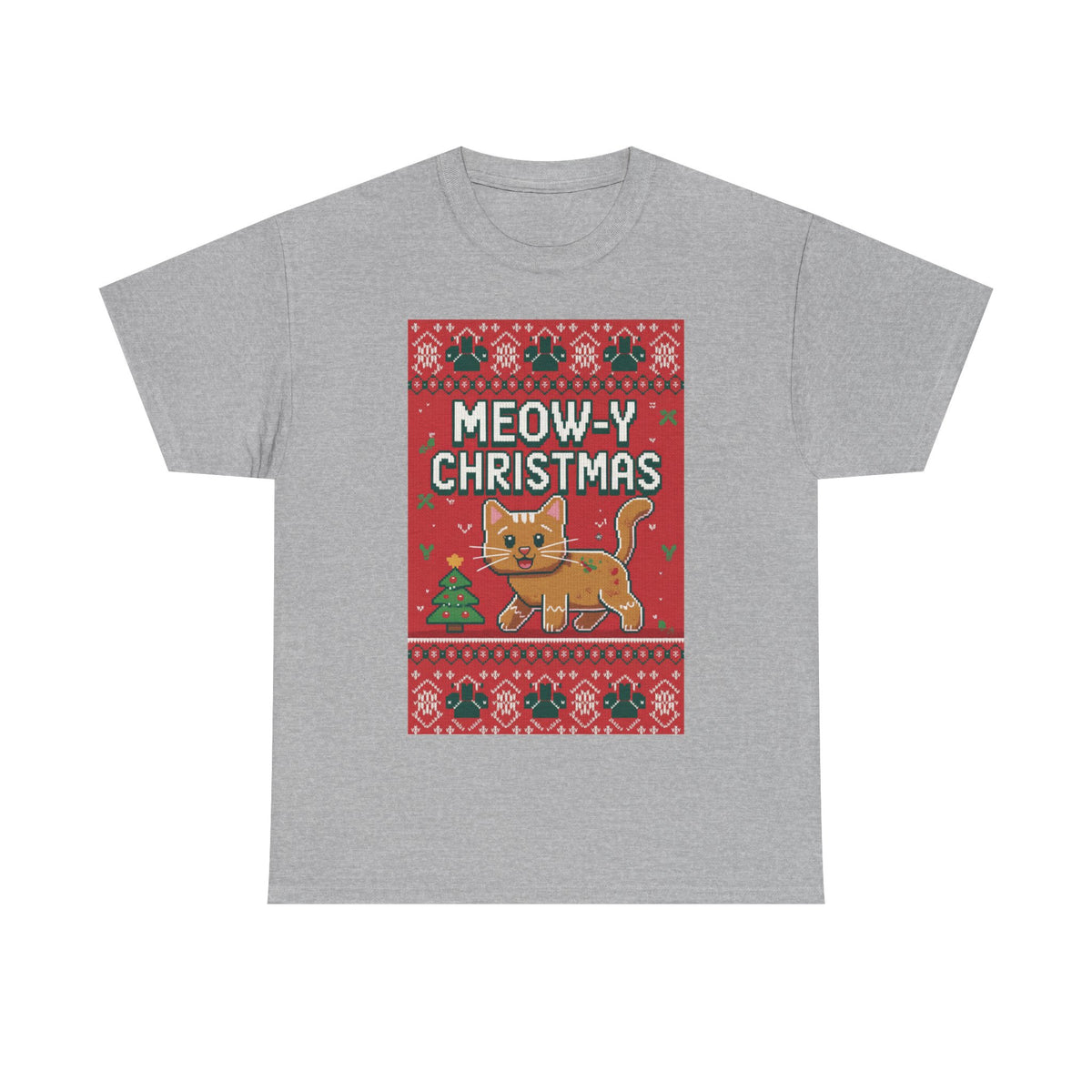 Meowy Christmas Cat Sweater