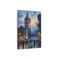 Twilight Over Galata Tower Rainy Stroll