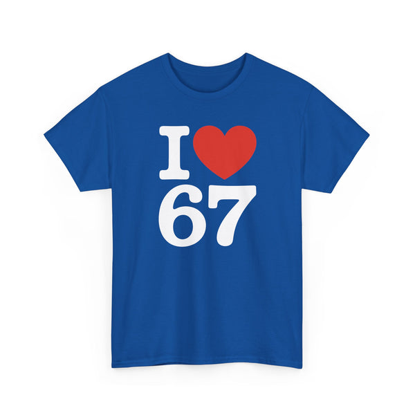 I Heart 67 Tee