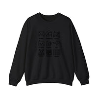Cats In Art History Sweatshirt — Black