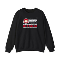Atlanta Eagle Flag Sweatshirt — Black