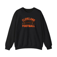 Cleveland Football Vintage Arch Sweatshirt — Black