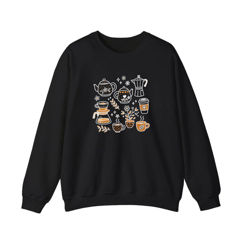 Cozy Coffee And Tea Collection Sweatshirt